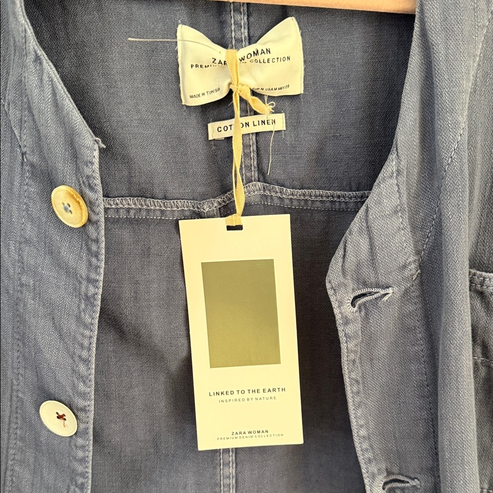 Zara Blue Cotton Linen Jacket
New with tag
Size M
For more pics, contact me